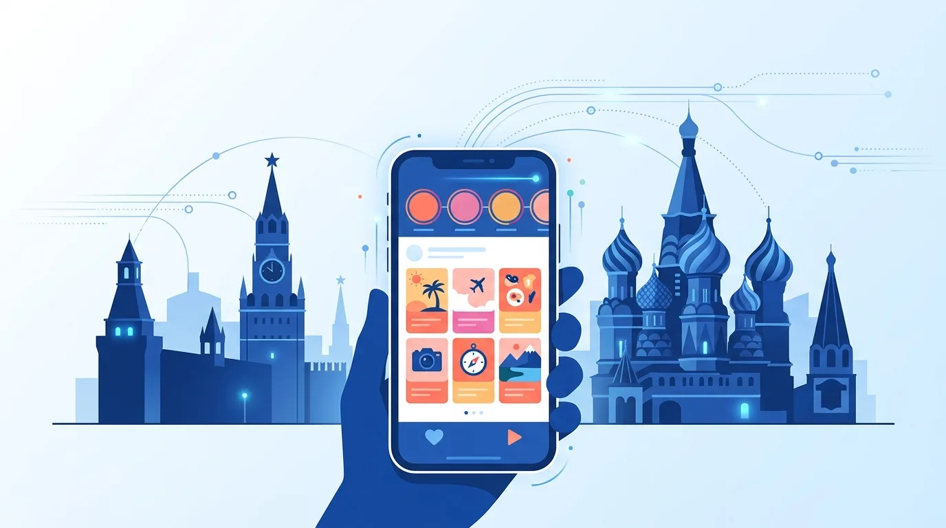 Rusya'da Instagram Açılıyor mu? Rivio eSIM ile Instagram'a Erişim (2026 Rehberi)